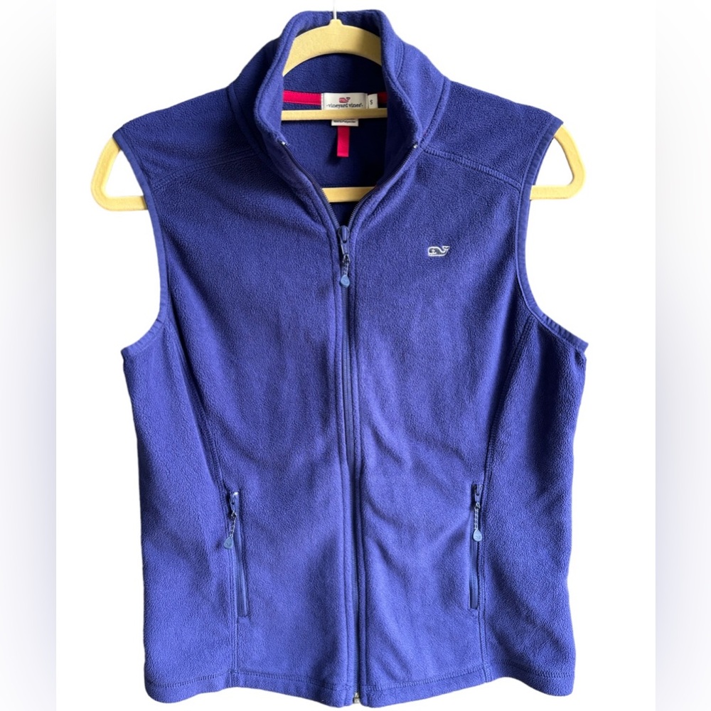 Vineyard Vines Royal Blue Fleece Vest